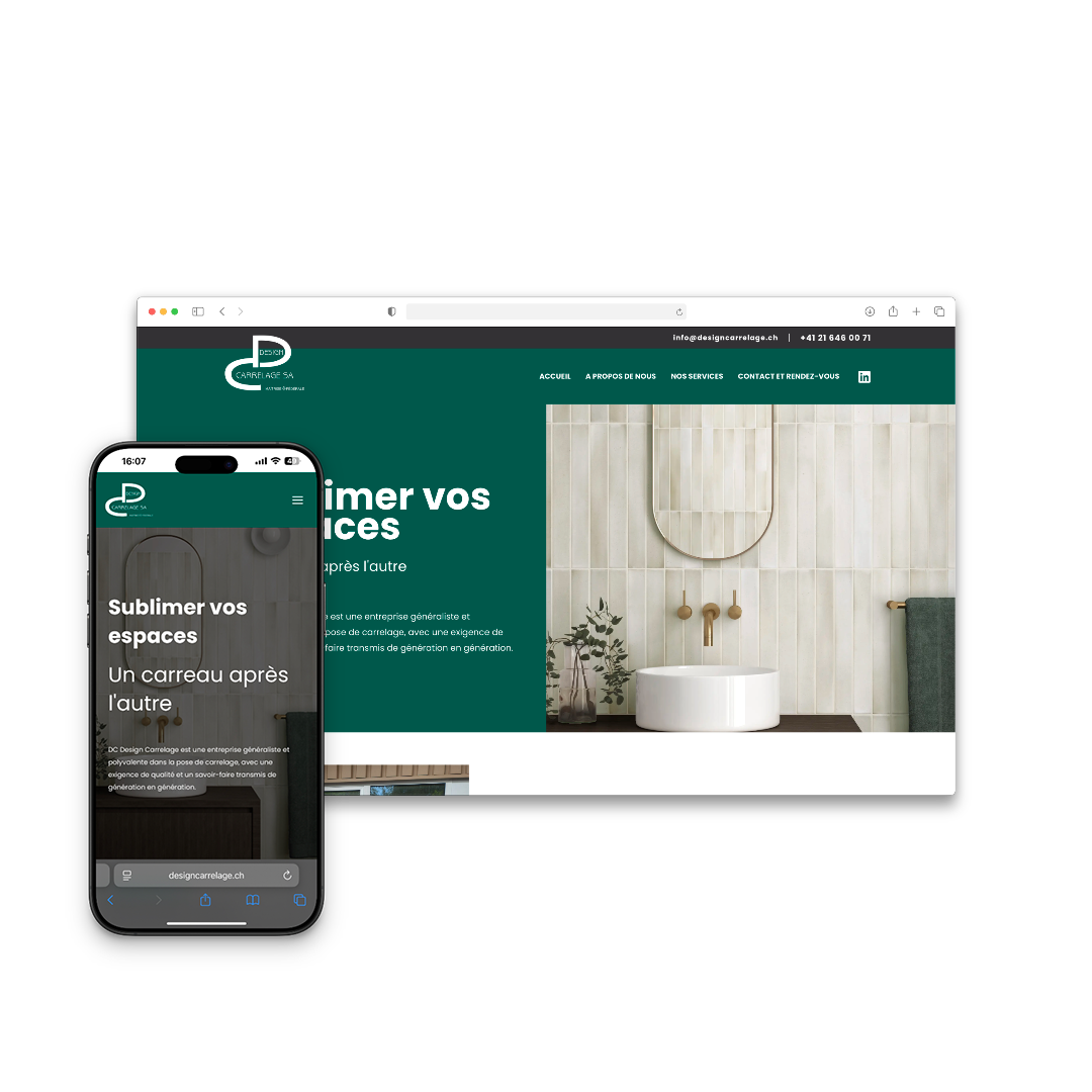 Design Carrelage SA — Entreprise généraliste et polyvalente dans la pose de carrelage