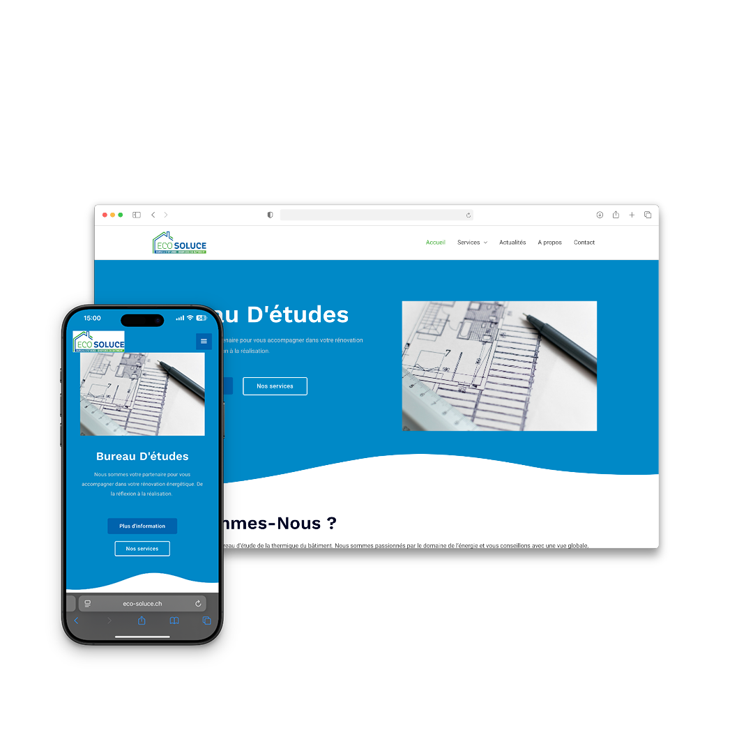 Capture du site Eco-Soluce — page d'accueil rénovation énergétique